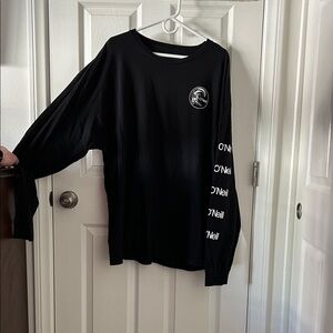 O'Neill Mens Black Long Sleeve Tee 100% Cotton Size XXL